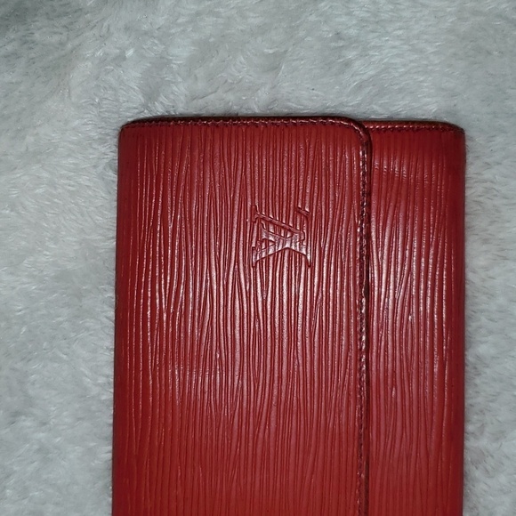 Louis Vuitton Red Epi Long Wallet Pouch - Picture 2 of 14